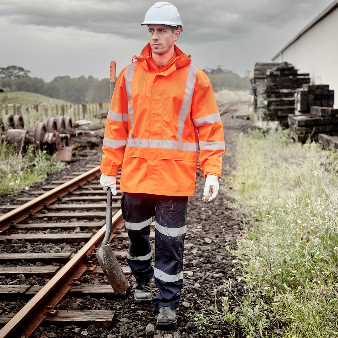 Syzmik The Ultralite X Back Waterproof Jacket | Unisex Work Safety Protective Gear