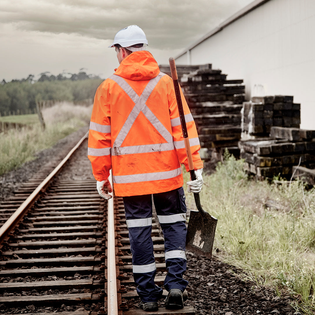 Syzmik The Ultralite X Back Waterproof Jacket | Unisex Work Safety Protective Gear