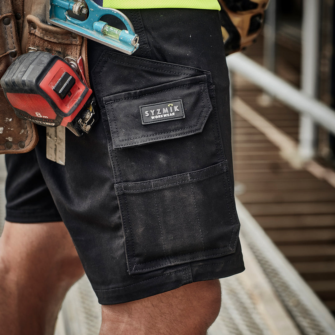 Syzmik The Essential Stretch Cargo Short | Mens Shorts