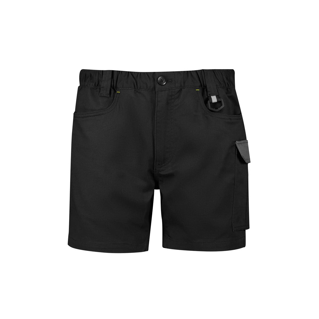 Syzmik The Rugged Cooling Stretch Short Short | Mens Black Shorts