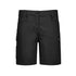 Syzmik The Essential Stretch Cargo Short | Ladies Black Shorts