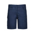 Syzmik The Essential Stretch Cargo Short | Ladies Navy Shorts