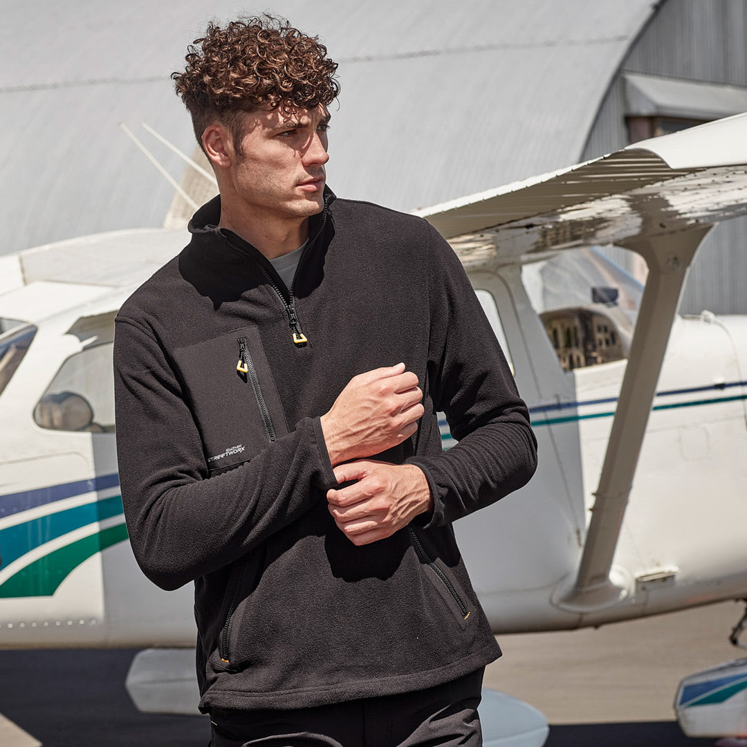 Streetworx The Lightweight Zip Polar Fleece Jumper | Adults Shirts & Tops