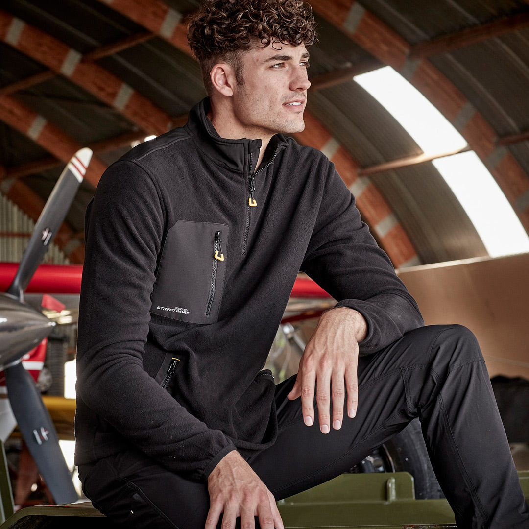 Streetworx The Lightweight Zip Polar Fleece Jumper | Adults Shirts & Tops