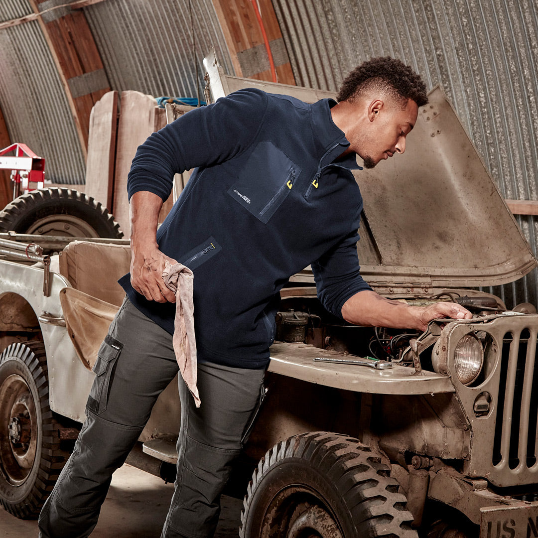 Streetworx The Lightweight Zip Polar Fleece Jumper | Adults Shirts & Tops