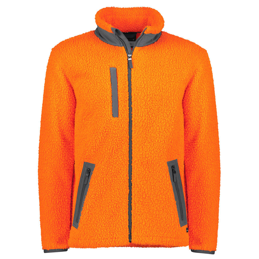 Streetworx The Full Zip Boucle Fleece Jacket | Adults Hi Vis Orange Shirts & Tops