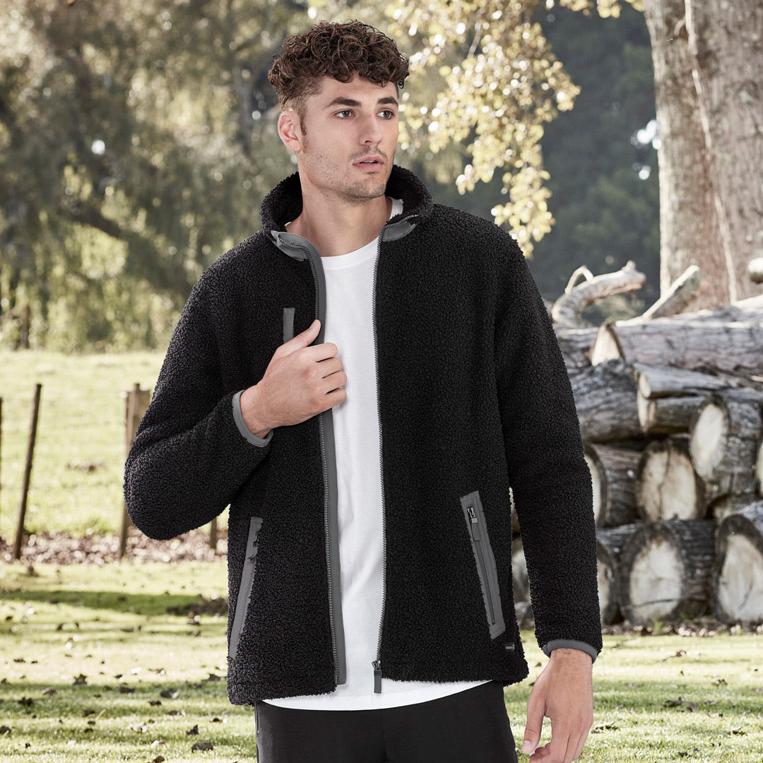 Streetworx The Full Zip Boucle Fleece Jacket | Adults Shirts & Tops