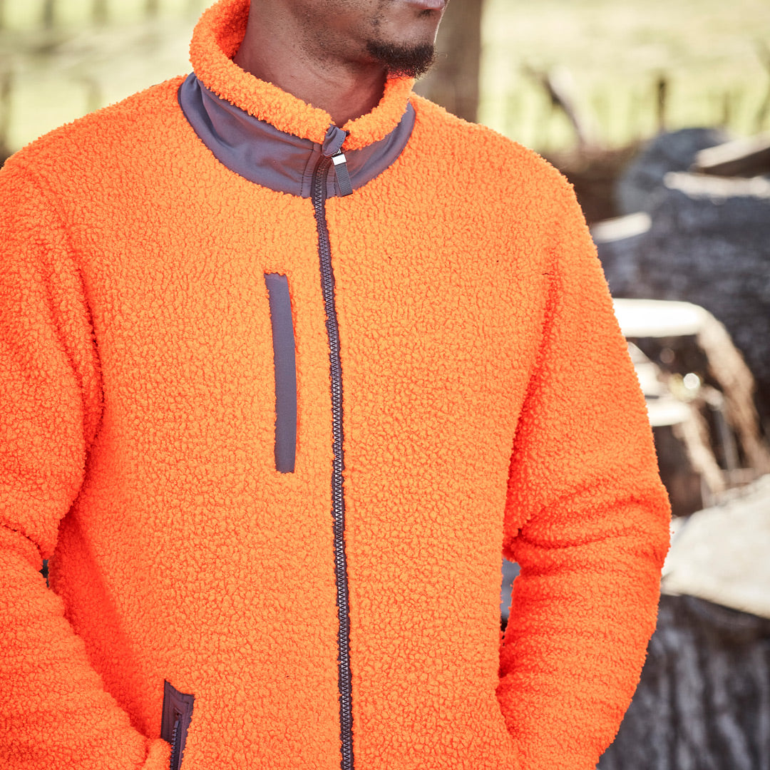 Streetworx The Full Zip Boucle Fleece Jacket | Adults Shirts & Tops
