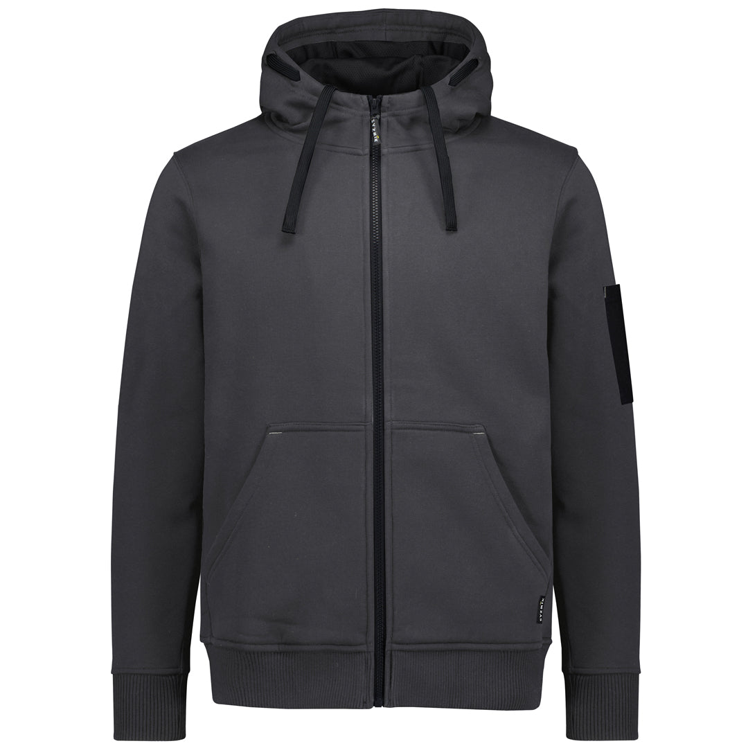 Syzmik The Barry Zip Through Hoodie | Adults Charcoal/Black Outerwear