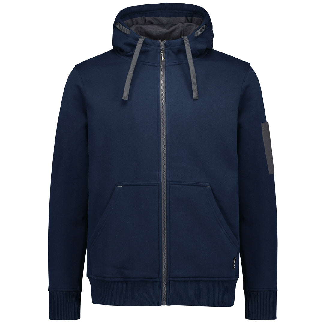 Syzmik The Barry Zip Through Hoodie | Adults Navy/Charcoal Outerwear