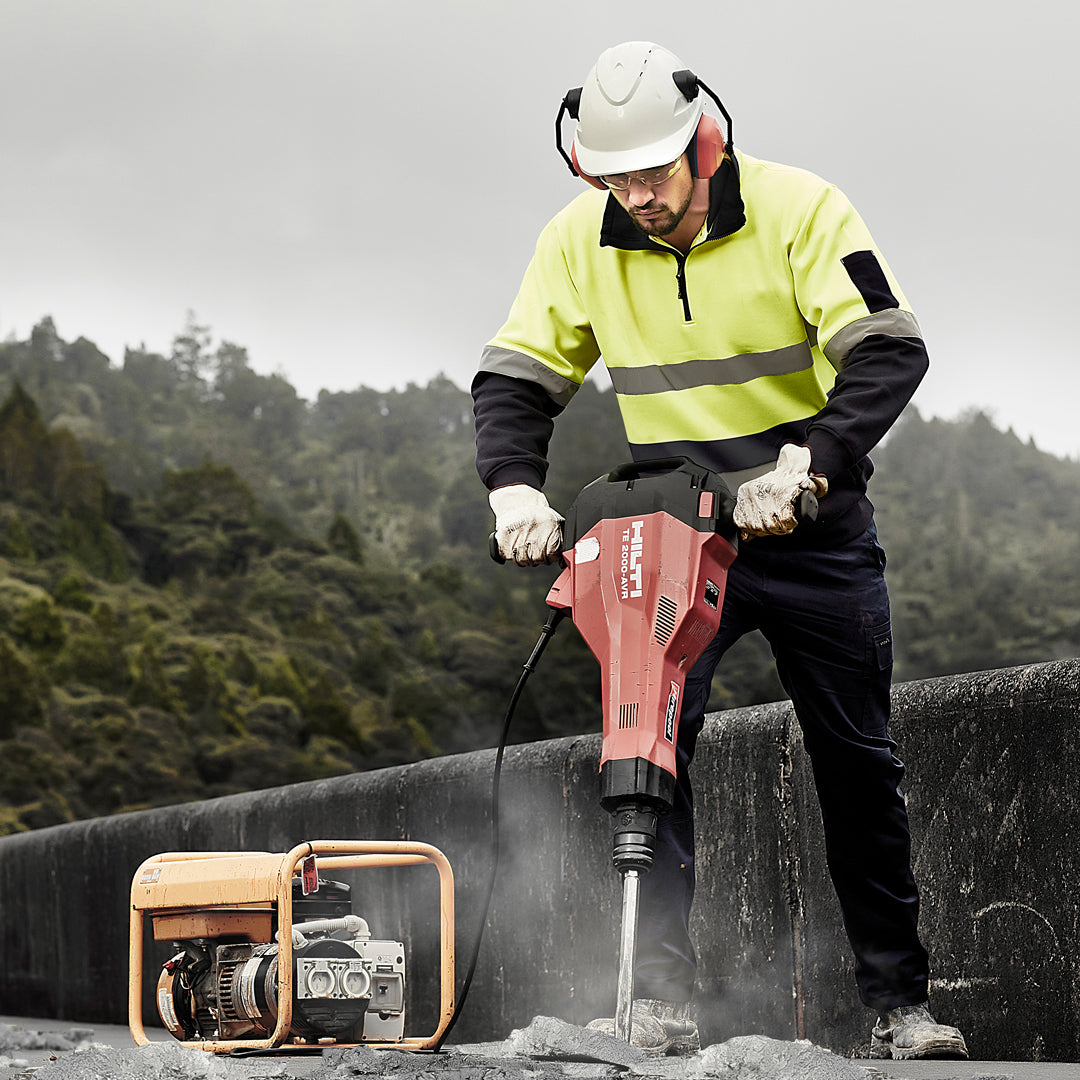 Syzmik The Justin Jumper | Mens | 1/4 Zip Taped Work Safety Protective Gear