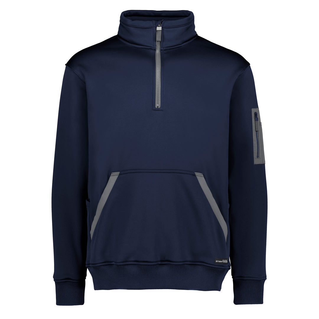 Streetworx The Water Resistant Zip Jumper | Adults Navy Outerwear