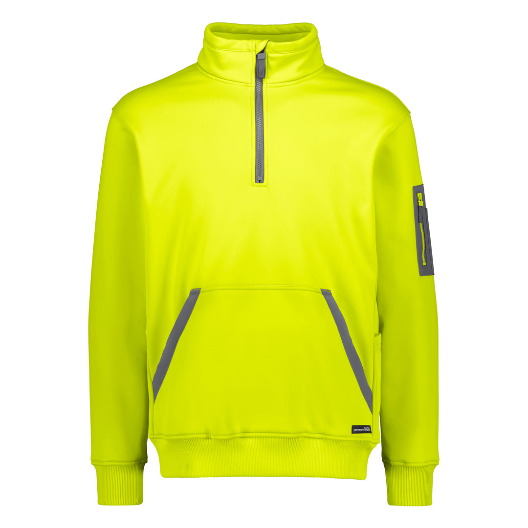 Streetworx The Water Resistant Zip Jumper | Adults Hi Vis Yellow Outerwear