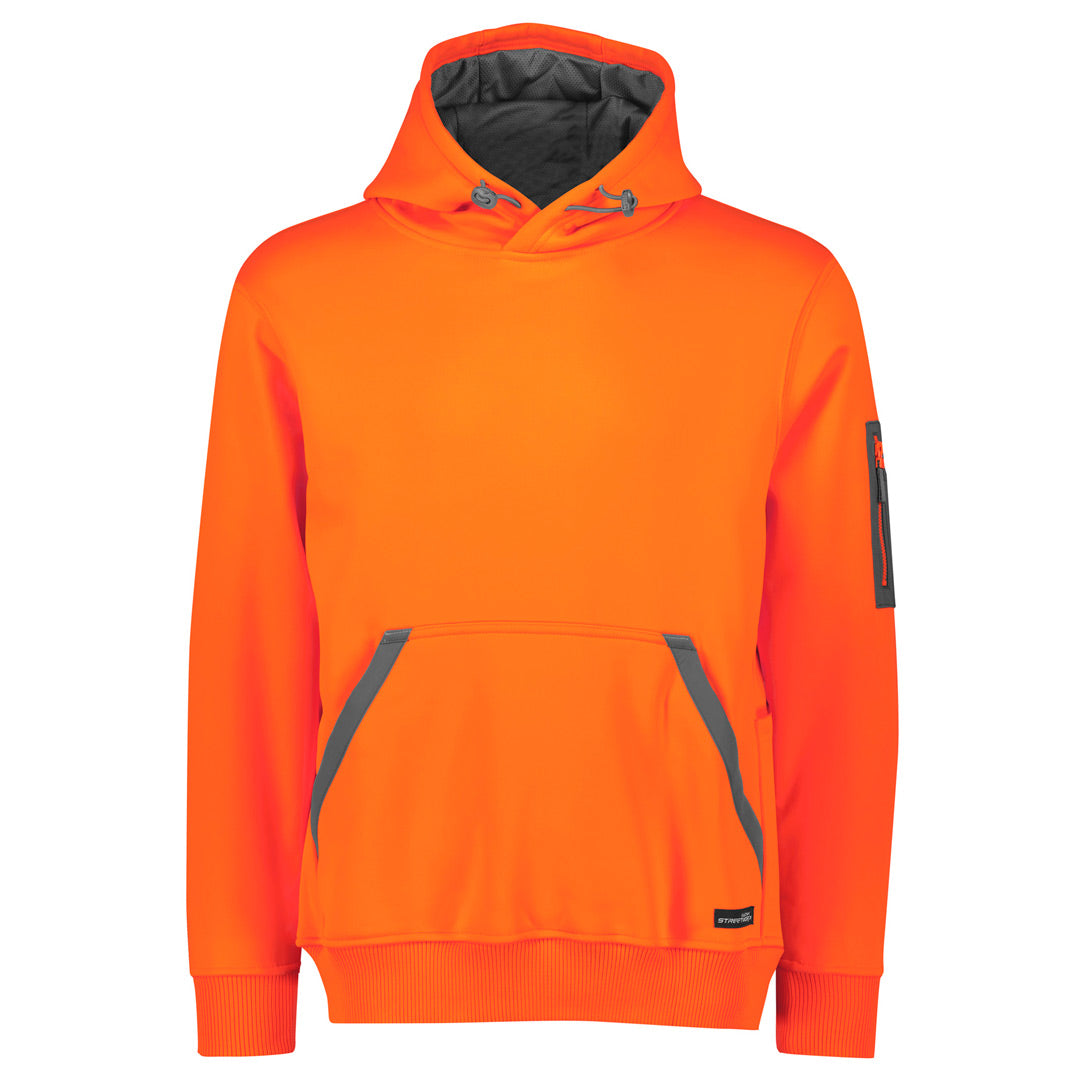 Streetworx The Water Resistant Hoodie | Adults Hi Vis Orange Outerwear