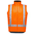 Syzmik The Hi Vis Waterproof Reversible Vest | Adults Orange Work Safety Protective Gear