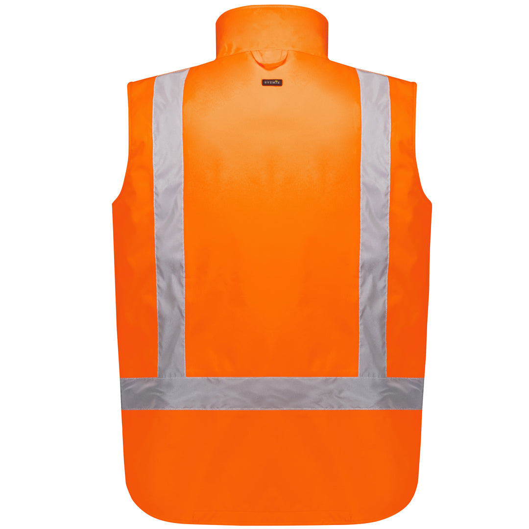 Syzmik The Hi Vis Waterproof Reversible Vest | Adults Work Safety Protective Gear