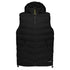 Streetworx The Hooded Puffer Vest | Unisex Black Vests
