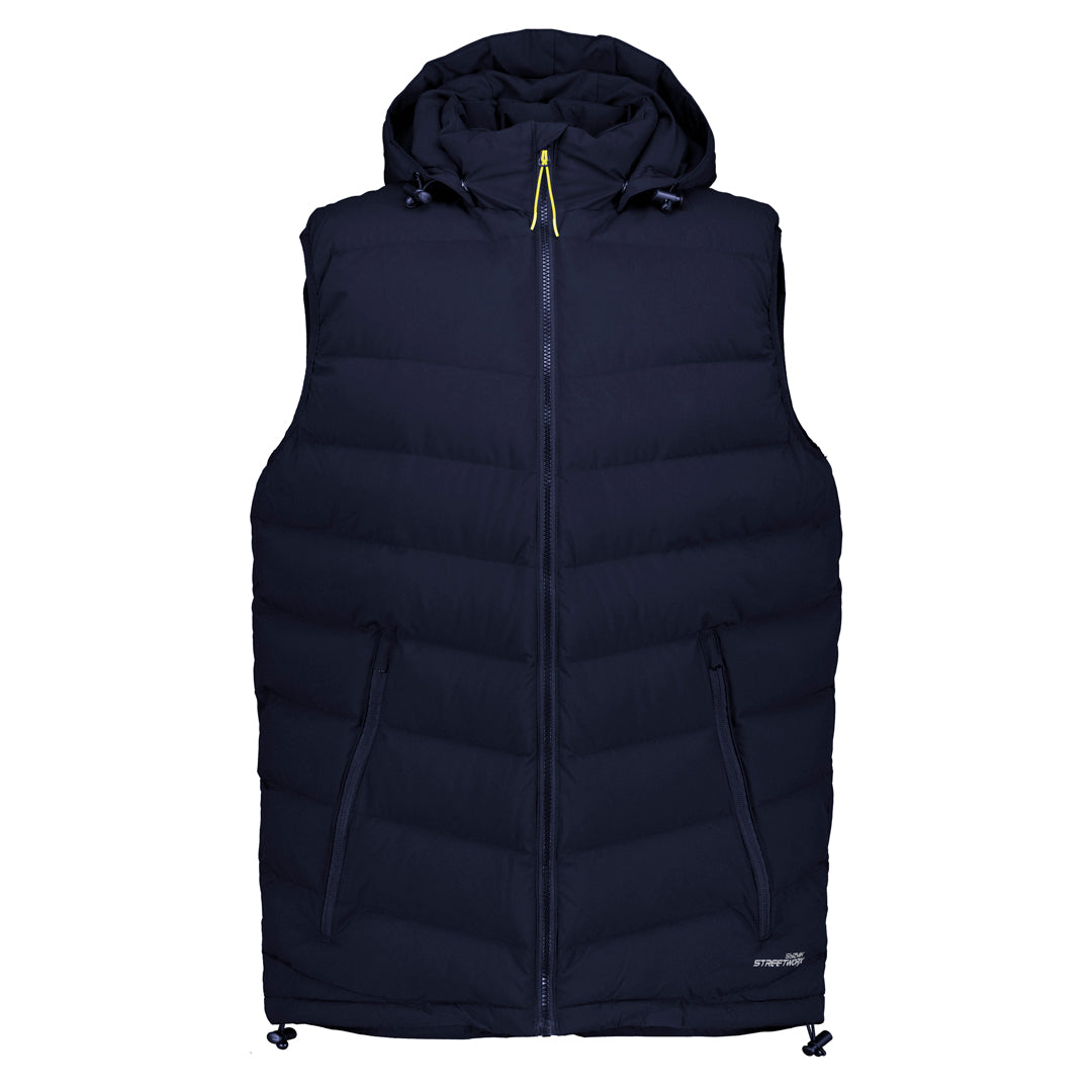 Streetworx The Hooded Puffer Vest | Unisex Navy Vests