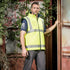 Syzmik The Hi Vis Lightweight Fleece Lined Vest | Mens Vests