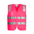 Syzmik The Tim Vest | Mens | Zip Hi Vis Pink Work Safety Protective Gear