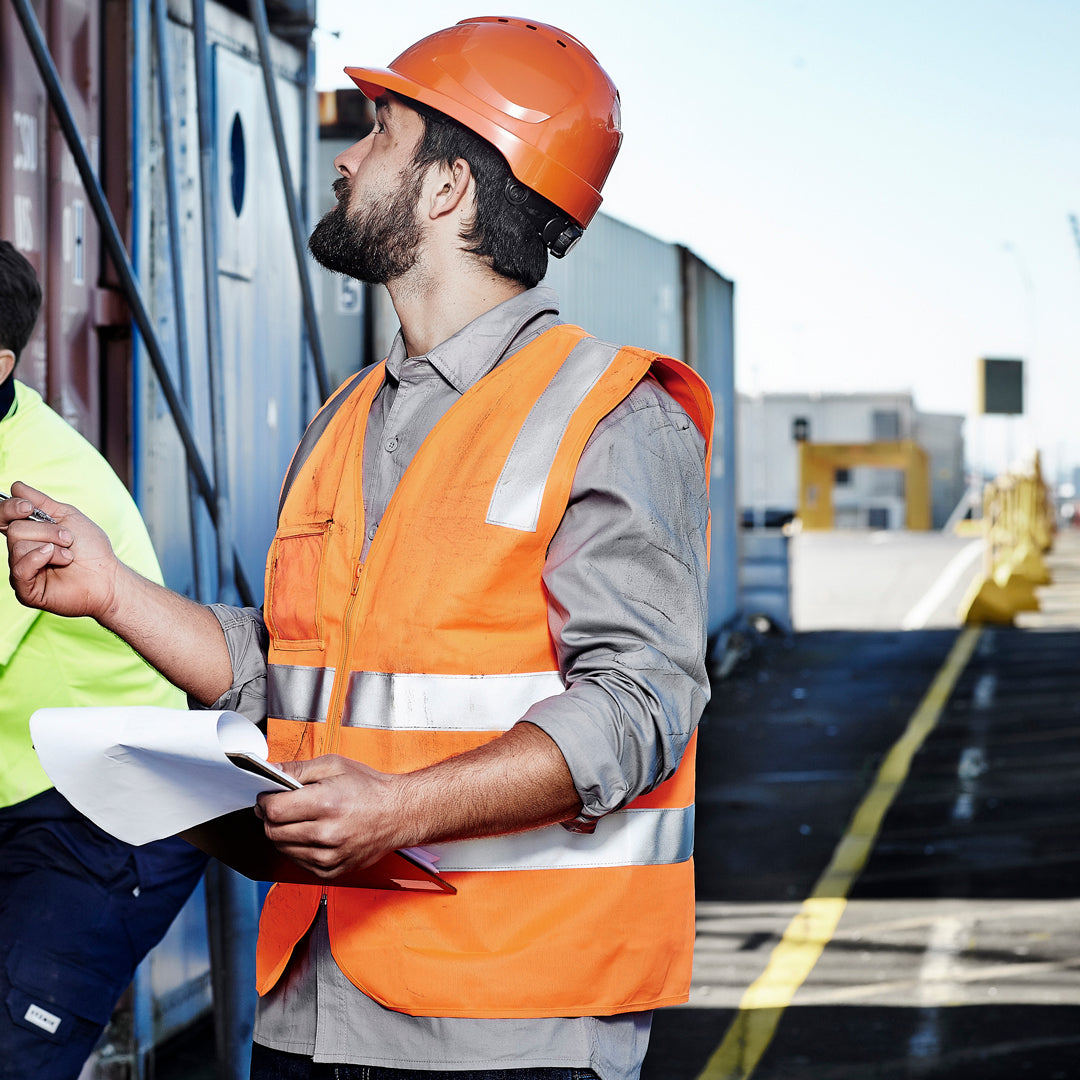 Syzmik The Tim Vest | Mens | Zip Work Safety Protective Gear
