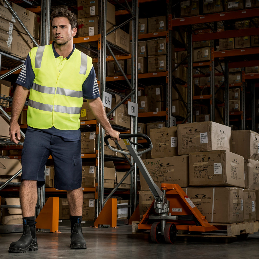 Syzmik The Mason Vest | Mens | Velcro Work Safety Protective Gear