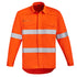 Syzmik The Greg Shirt | Mens | Hi Vis Taped | Flame Resistant | Open Front Orange Work Safety Protective Gear