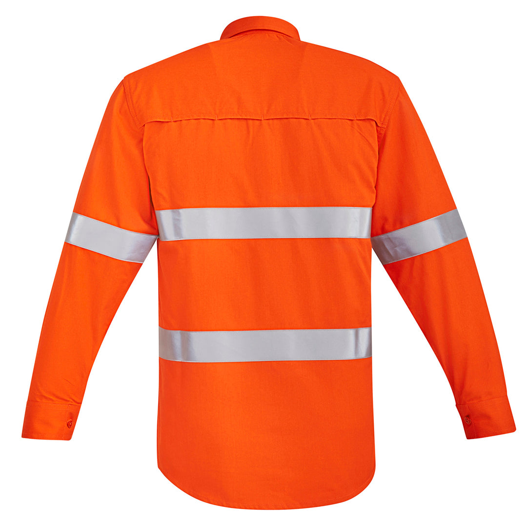 Syzmik The Greg Shirt | Mens | Hi Vis Taped | Flame Resistant | Open Front Work Safety Protective Gear