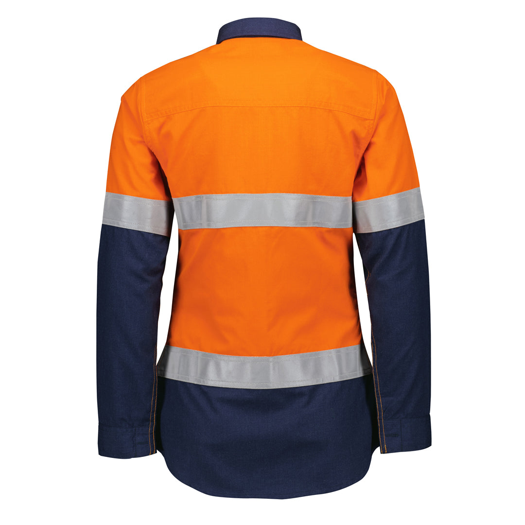 Syzmik The Flame Resistant Taped Shirt | Ladies Work Safety Protective Gear