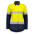 Syzmik The Flame Resistant Taped Shirt | Ladies Yellow/Navy Work Safety Protective Gear
