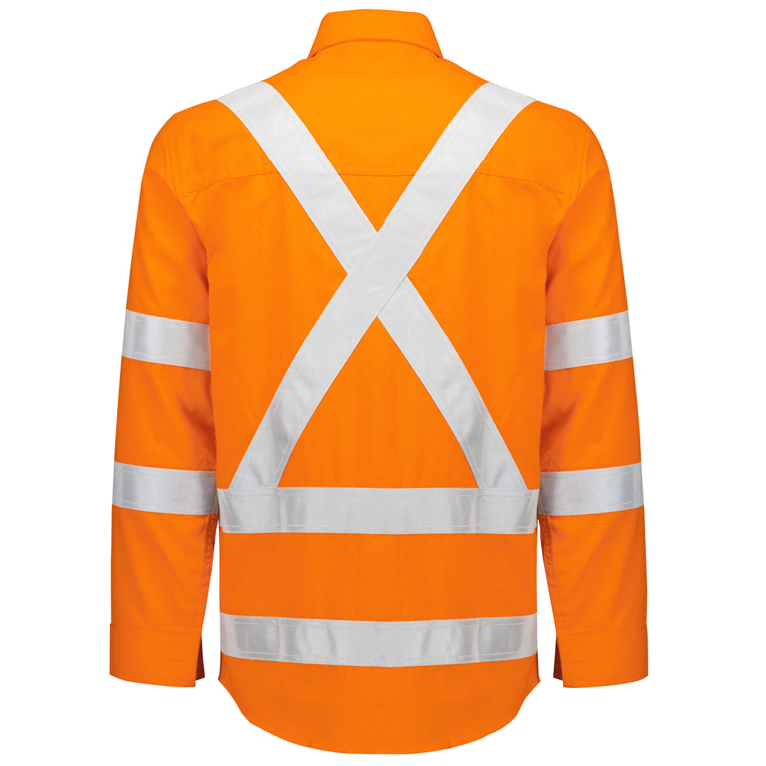 Syzmik The Flame Resistant X Back Taped Shirt | Adults Work Safety Protective Gear