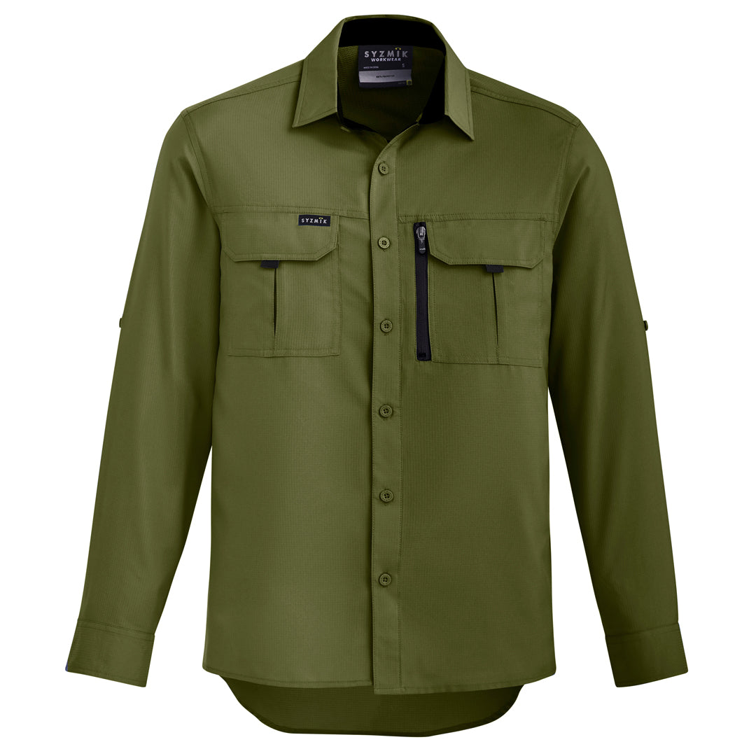 Syzmik The Outdoor Shirt | Unisex | Long Sleeve Army Shirts & Tops