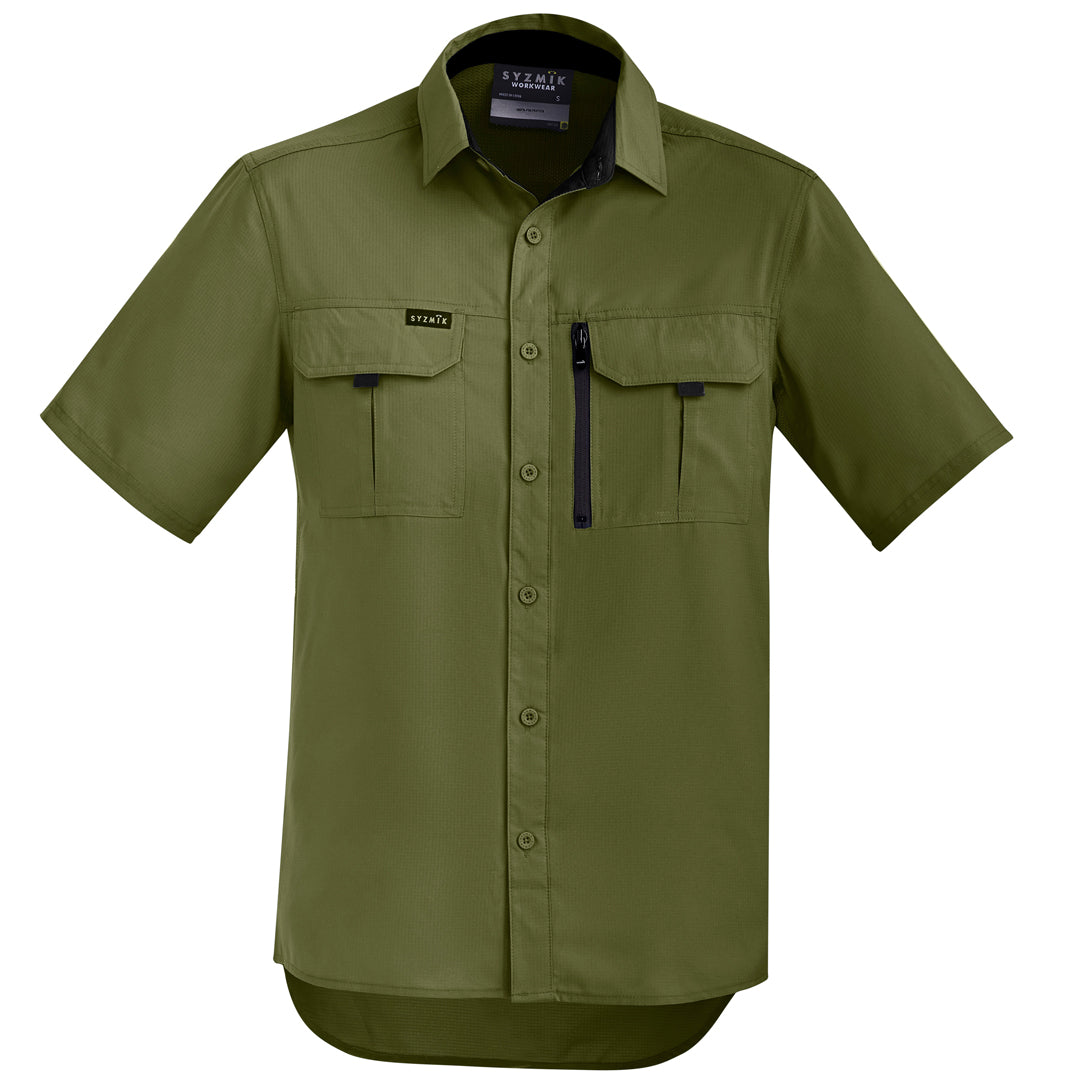 Syzmik The Outdoor Shirt | Unisex | Short Sleeve Army Shirts & Tops