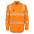 Syzmik The Hi Vis Vic Rail Shirt | Long Sleeve Orange Work Safety Protective Gear