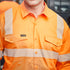 Syzmik The Hi Vis Vic Rail Shirt | Long Sleeve Work Safety Protective Gear