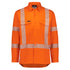 Syzmik The Hi Vis X Back Segmented Shirt | Adults Orange Work Safety Protective Gear
