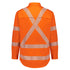 Syzmik The Hi Vis X Back Segmented Shirt | Adults Work Safety Protective Gear
