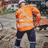 Syzmik The Hi Vis X Back Segmented Shirt | Adults Work Safety Protective Gear