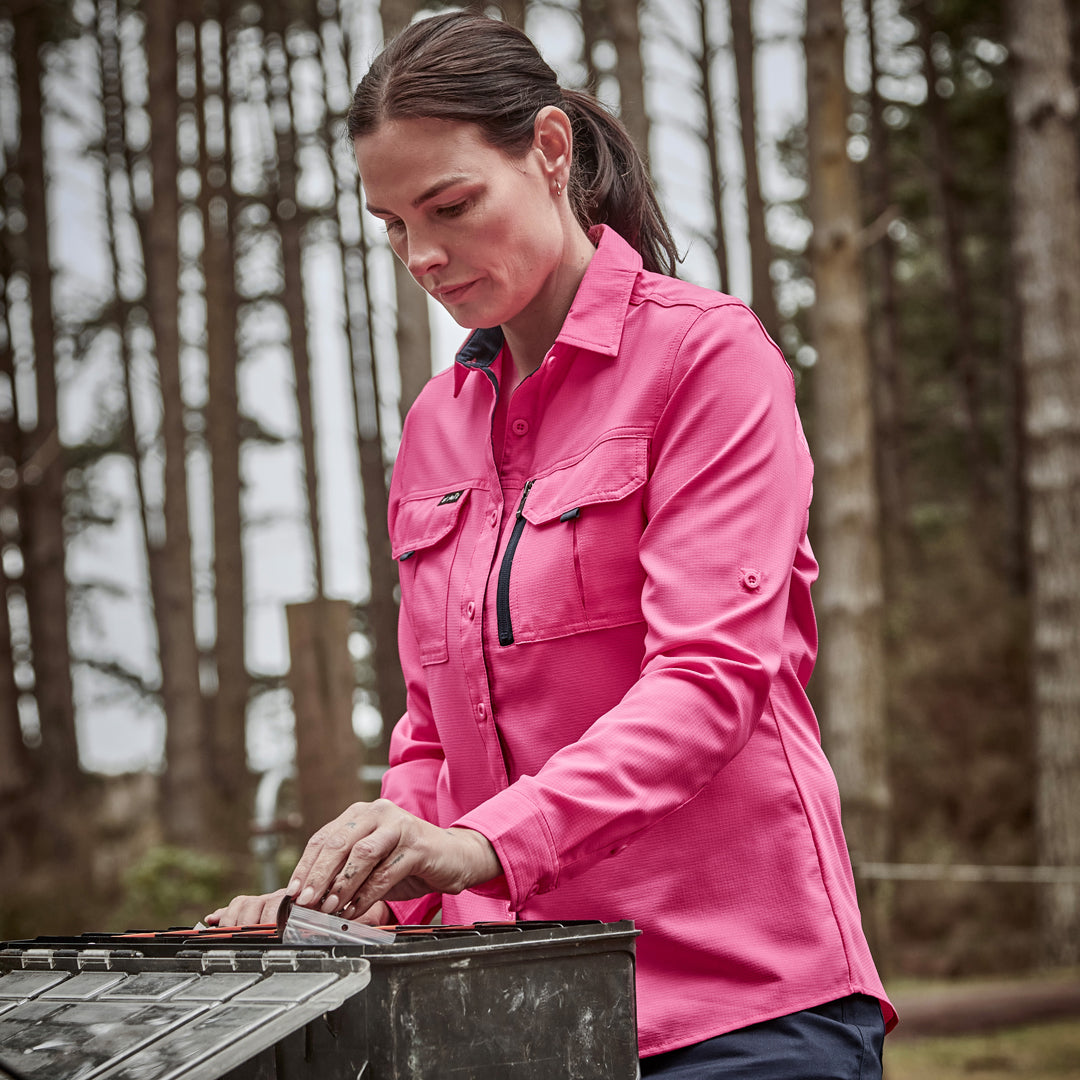 Syzmik The Outdoor Shirt | Ladies | Long Sleeve Shirts & Tops