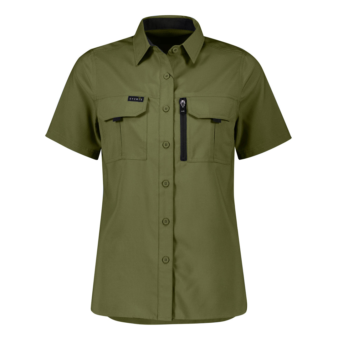 Syzmik The Outdoor Shirt | Ladies | Short Sleeve Army Shirts & Tops