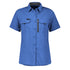 Syzmik The Outdoor Shirt | Ladies | Short Sleeve Blue Shirts & Tops