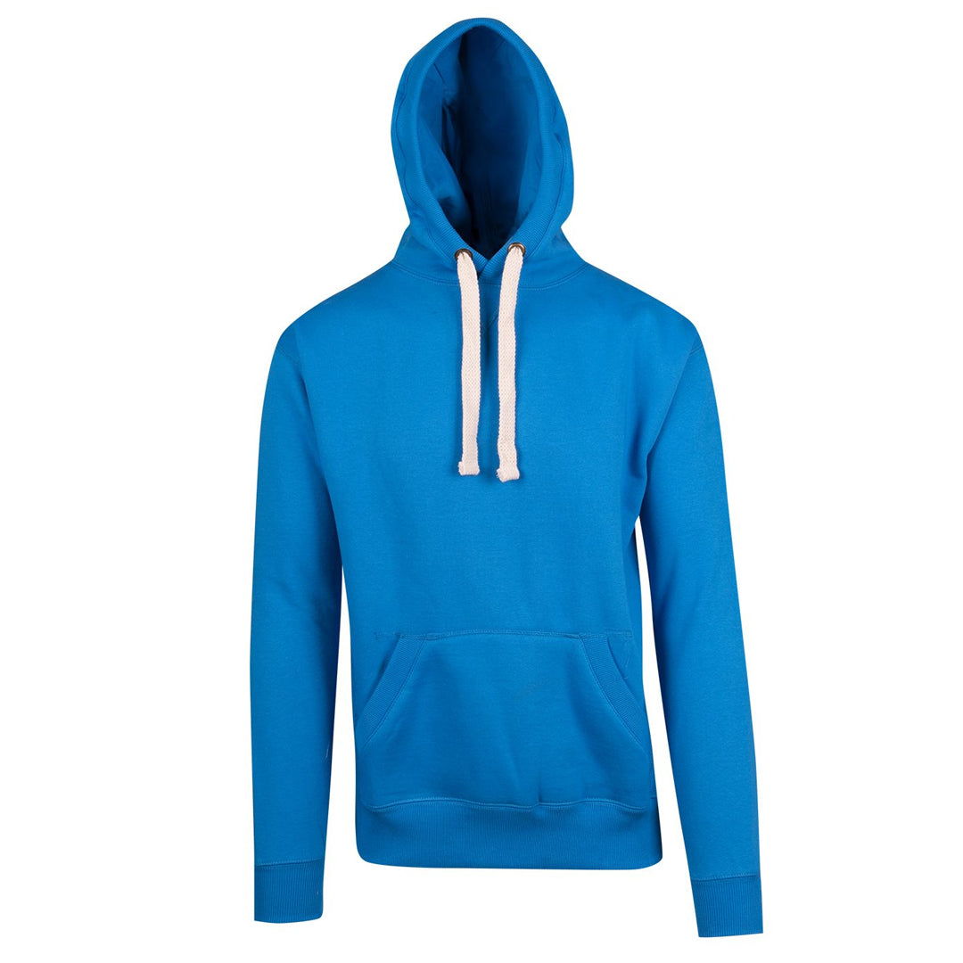 Ramo The Brushed Heavy Fleece Pull On Hoodie | Mens Azure Hoodie