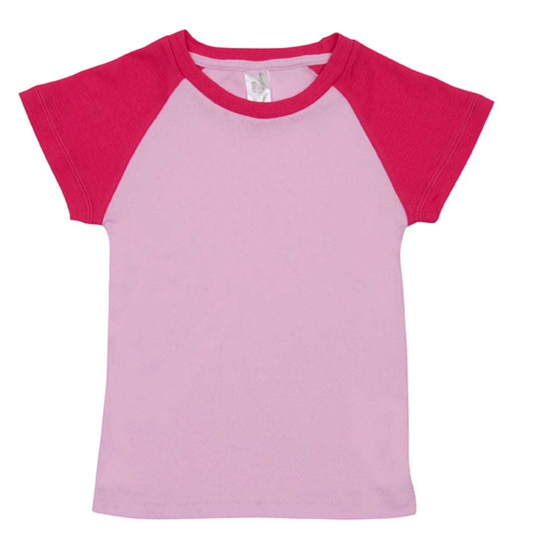 Ramo The Raglan Tee | Kids Pink/Hot Pink Baby & Toddler Tops