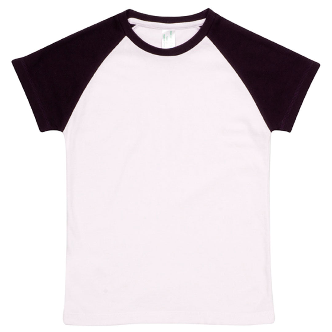 Ramo The Raglan Tee | Kids White/Black Baby & Toddler Tops
