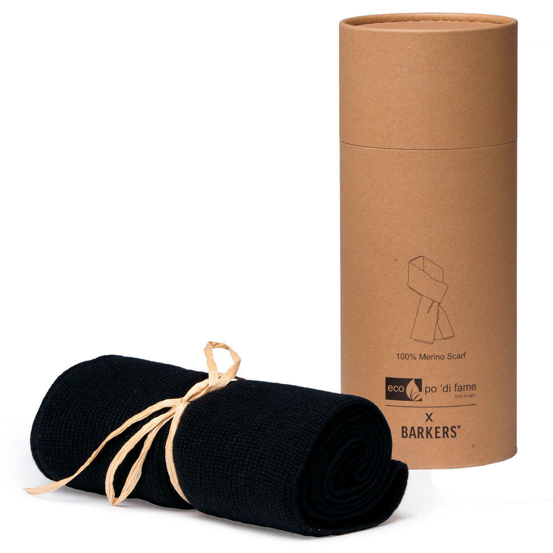 Barkers The Barkers Merino Scarf Black Accessories