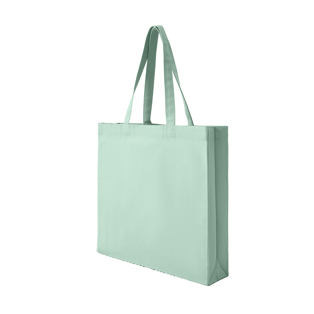 Ramo The Cotton Canvas Tote Bag Mint Shopping Totes