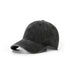 Ramo The Washed Cotton Drill Cap | 6 Panel Black Headwear