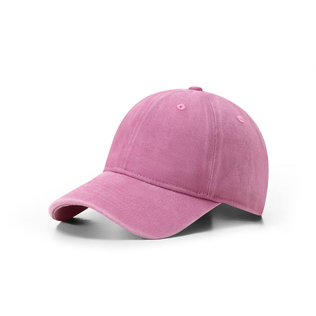 Ramo The Washed Cotton Drill Cap | 6 Panel Pink Headwear