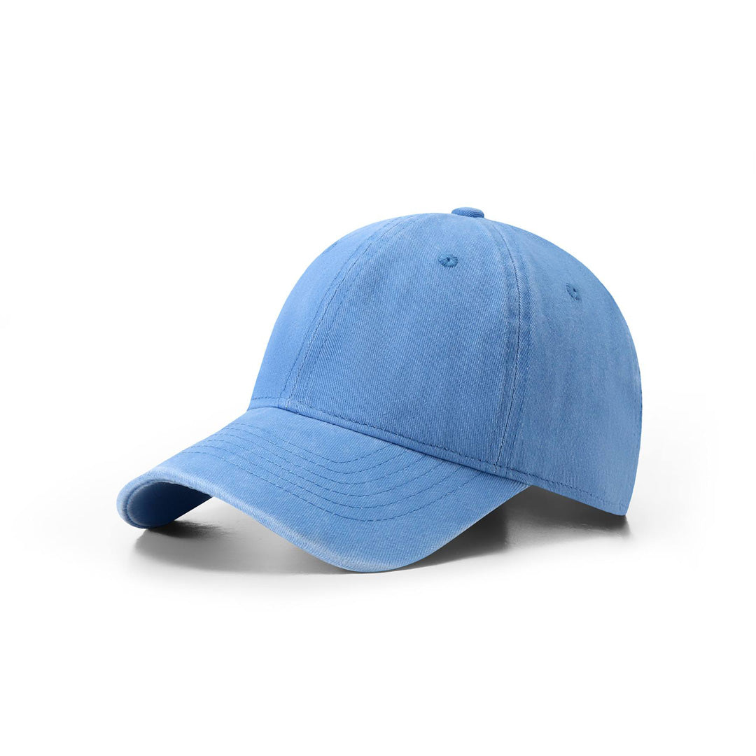 Ramo The Washed Cotton Drill Cap | 6 Panel Sky Headwear