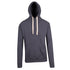 Ramo The Brushed Heavy Fleece Pull On Hoodie | Mens Charcoal Marle Hoodie